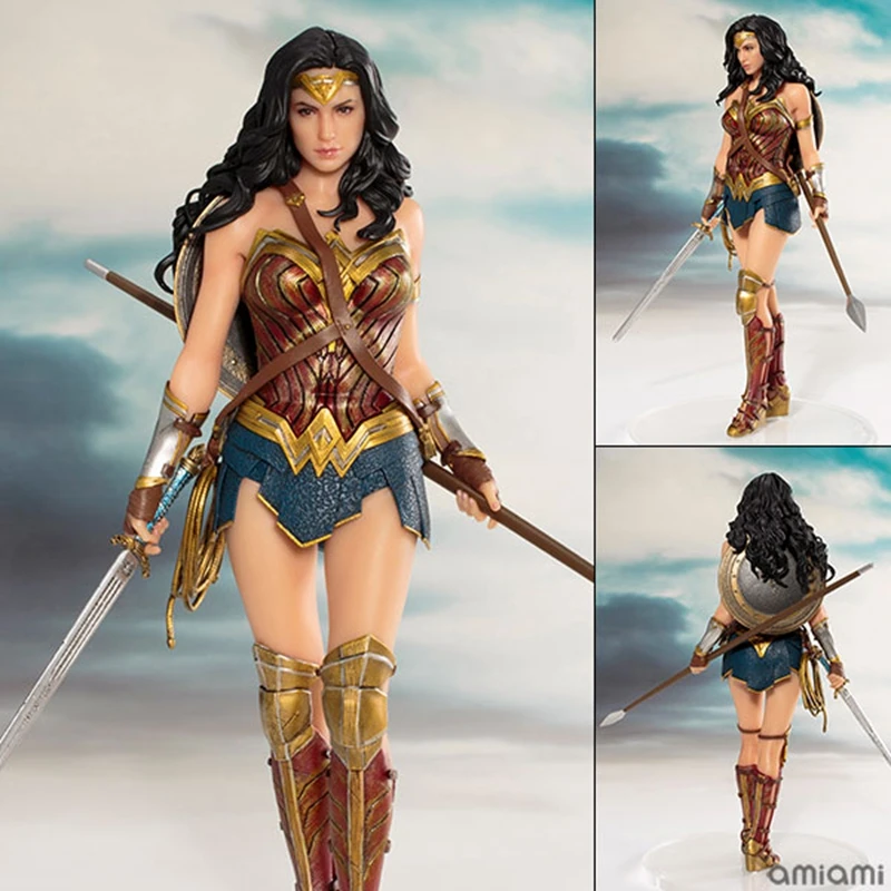 19 см DC justice League ARTFX+ Wonder Woman статуя коллекция подвижная фигурка-модель игрушки