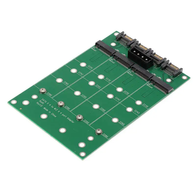 Sata To Ngff Ssd Adapter Card X4 M.2(Ngff) Converter | Компьютеры и офис
