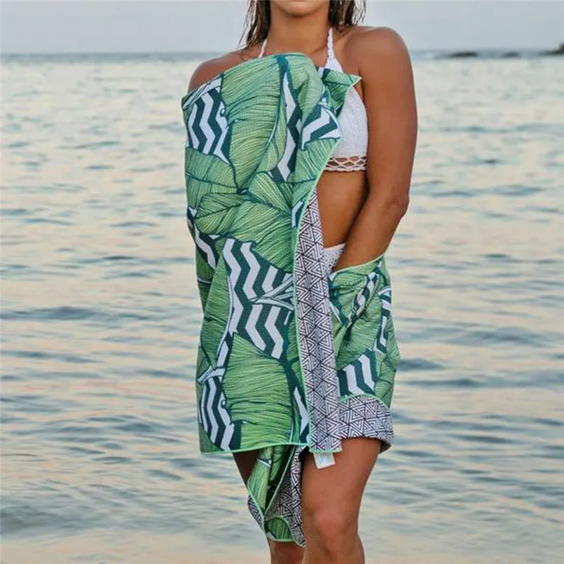 water-absorbing beach towel blanket quick-drying outdoor cover swimming towels for girls toallas microfibra secado rapido 50J18 (1)