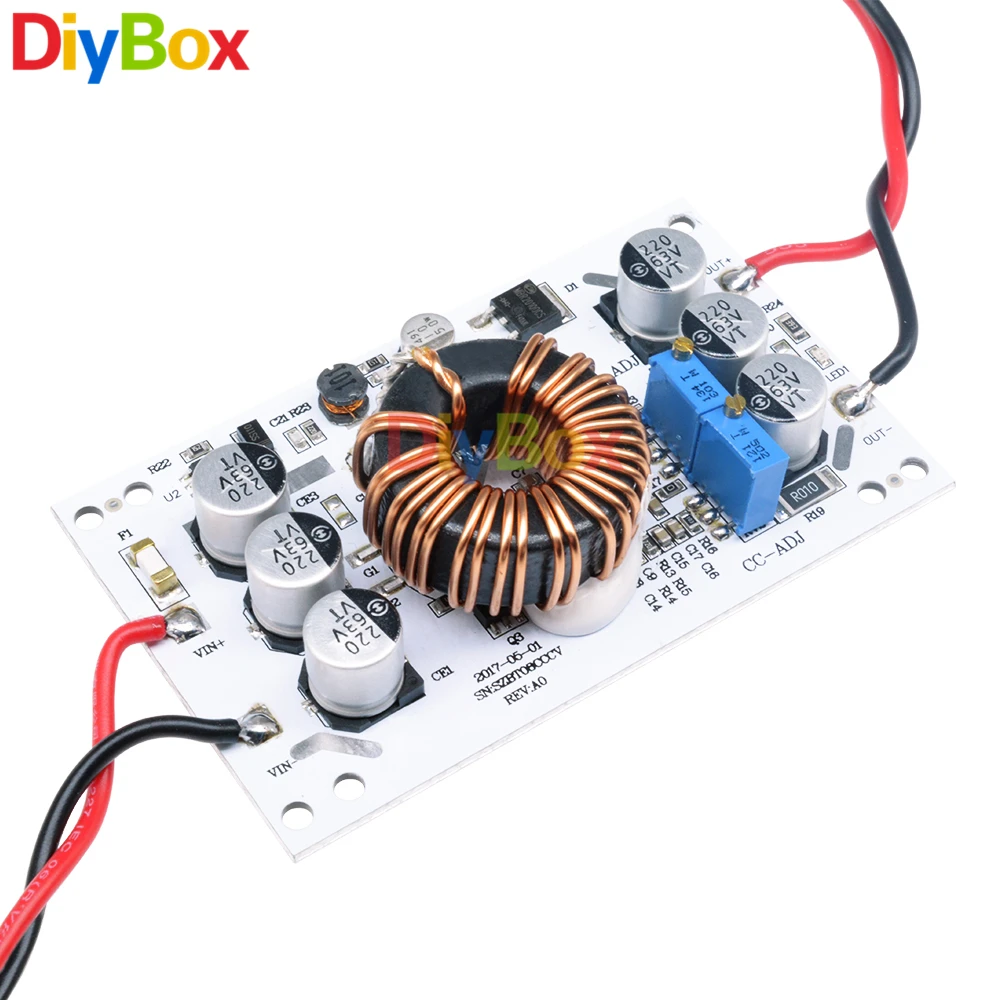

DC-DC 10V-60V to 12-60V Adjustable 10A 600W BOOST Converter Step-up Constant Current Power Module LED Driver For Arduino