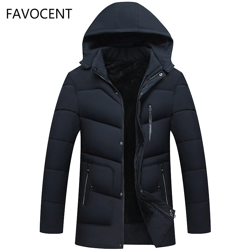 FAVOCENT Good Quality Men Jacket Super Warm Thick Mens