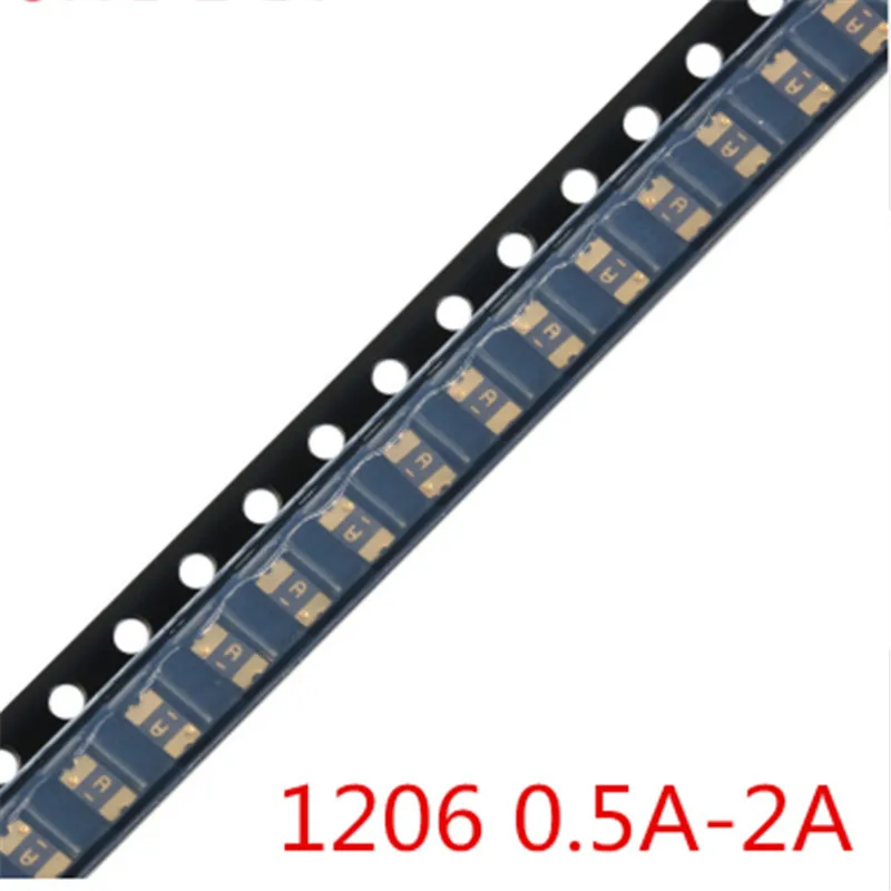 

100PCS PTC FUSE 1206 0.05A/0.1A/0.2A/0.5A/0.75A/1.1A/2A SMT SMD PPTC Resettable Fuses 50MA/100MA/200MA/500MA/750MA/1100MA/2000MA