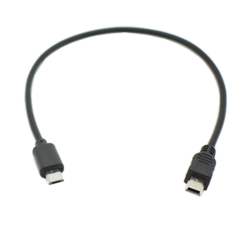 Micro USB 2 0 Male to Mini 5pin data зарядный кабель Адаптер конвертера OTG Кабели 30 см micro usb mini