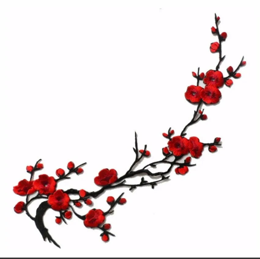Патчи для Костюмы наклейки 1 шт. бабочка Cherry Blossom Цветок гладить на ткани Аппликации патч Одежда Diy Аксессуары