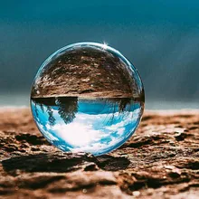 Ясно фотографии хрустальный шар 60 мм 80 100 стеклянные шарики Шары фэн шуй домашний декор Сферический магический глобусы офисные творческие игрушки