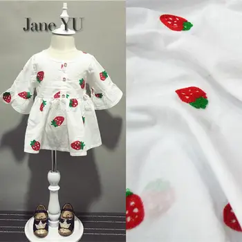 

JaneYU Embroidered Children's Wear Spring And Summer Style Baby Short Sleeve Pure Cotton Fabirc