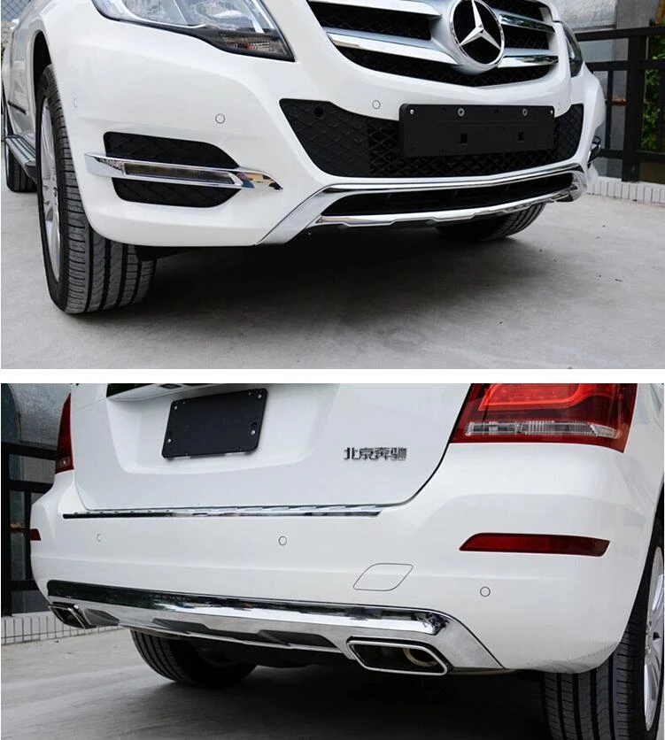 Front Rear Bumper Diffuser Protector Guard Skid Plate For Benz X204 Glk Glk260 Glk300 Glk350 2013 2014 2015 2016 By Ems Bumpers Aliexpress