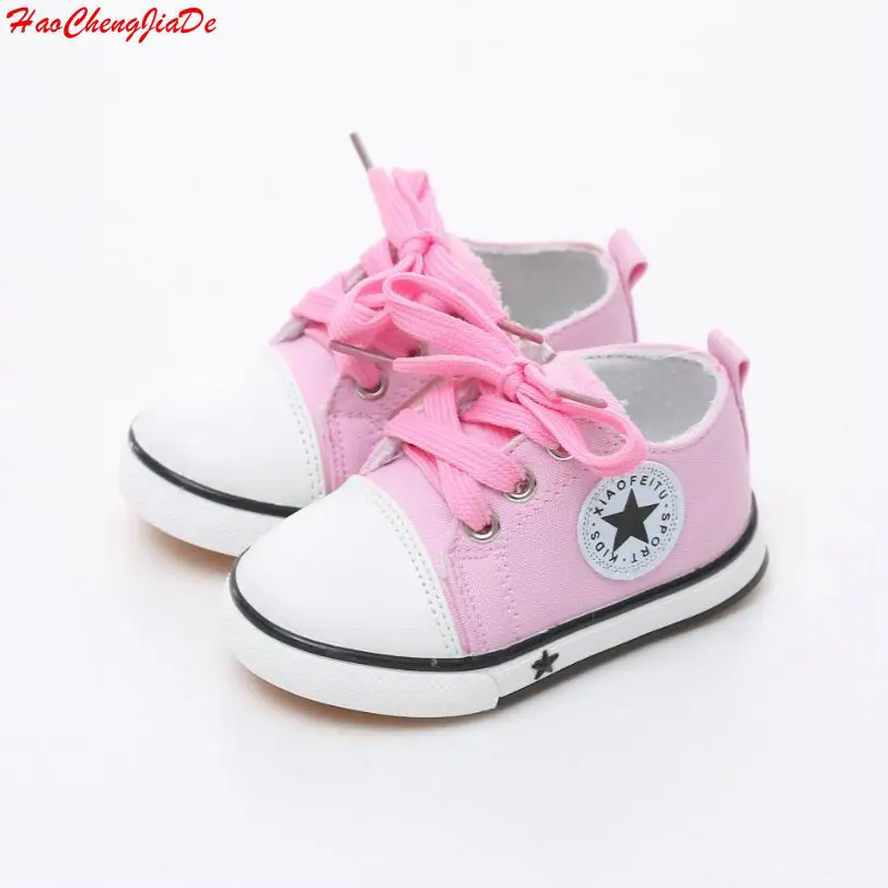

2018 Spring Canvas Children Shoes Girl Breathable Sneaker Shoes Boys&Girls Not Smelly Feet Soft Chaussure/Kids Sneakers