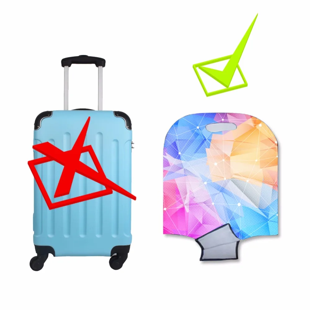 Cover Case Thick Elastic Luggage Protective Covers Zipper Suit For 18-32 inch Trunk Case Travel Bags cover for suitcase