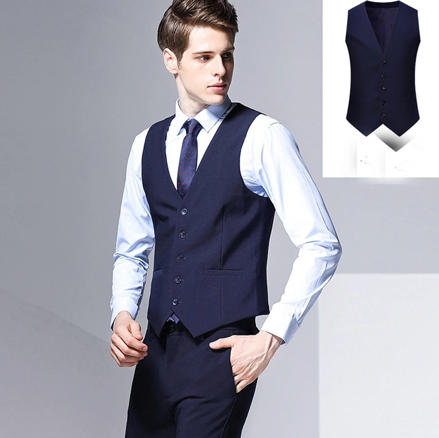 Formal Business Suits Slim Fit for Men Custom Made Suits Groom Tuxedos Weeding Suits Professional 3Pcs Suits Single Breasted