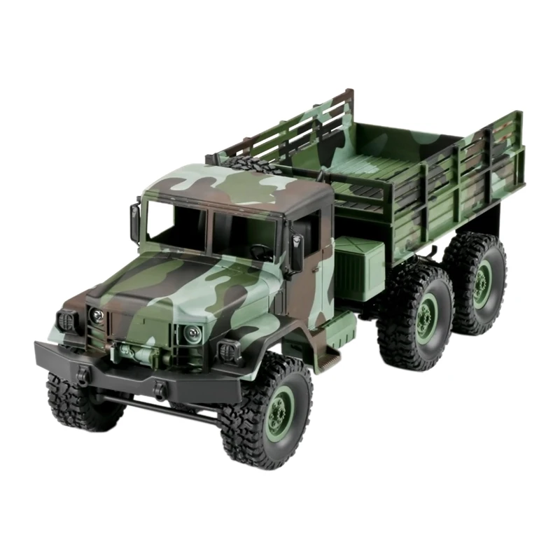 Mn77 1:16 6Wd Rc Гусеничный Автомобиль 2,4G автомобиль с дистанционным управлением внедорожник Грузовик Rtr Rc игрушки - Color: Army Green