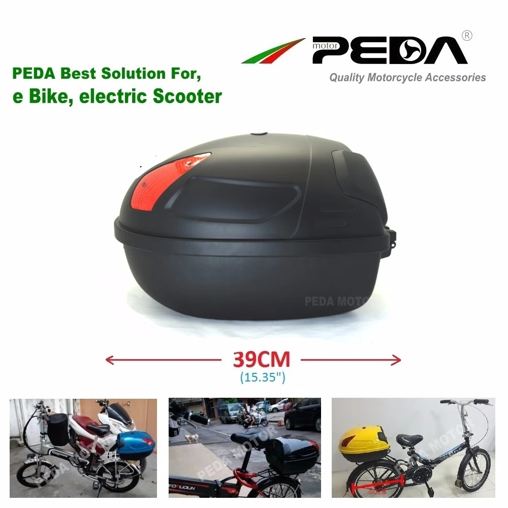 RU 2019 Ebike Top Case Box 17L e bike багаж электрический скутер багажник мотоцикл задние