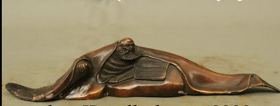 

11 Chinese Ancient Brozne Buddhism Arhat Damo Bodhidharma Dharma Buddha Statue