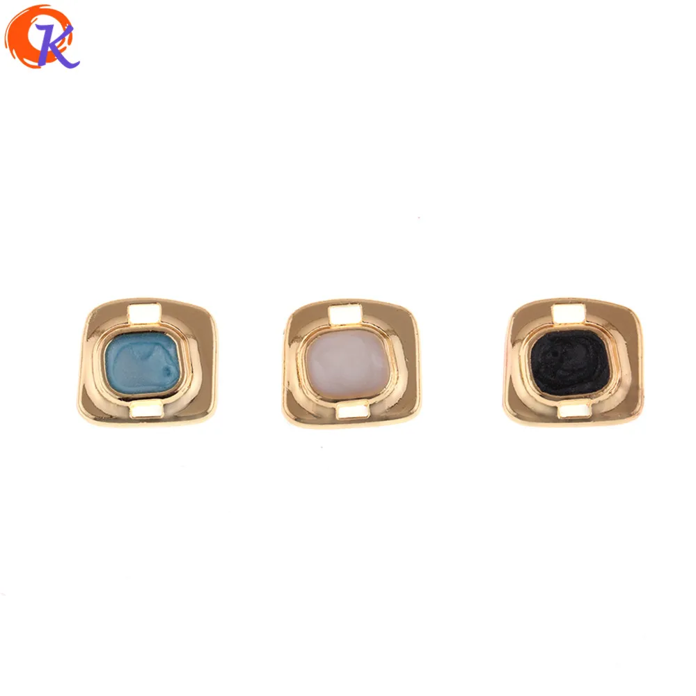 

Cordial Design 100Pcs 18*19MM Jewelry Accessories/DIY Making/Earring Connectors/Square Ring Shape/Hand Made/Earring Findings