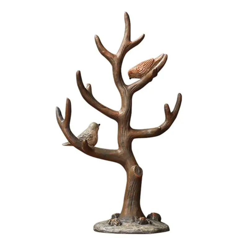 

New Bird Tree Bracelet Storage Shelf Stand Jewelry Holder Organizer for Earrings Necklace Ring Display Tree Jewelry Organizer