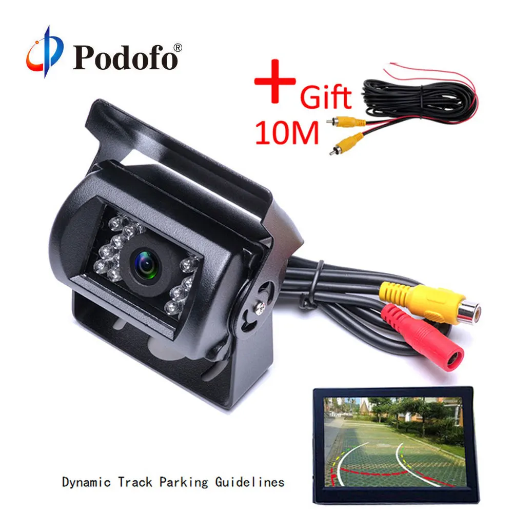 Podofo Car Backup Camera Vehicle Rear View Camera Dynamic Parking Track