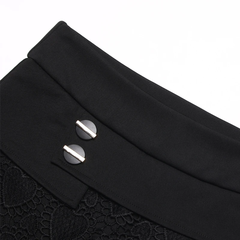 Shinymora летний обтягивающие шорты юбки для женщин новые модные кружевные мини шорты сексуальная высокая талия эластичная юбка плюс размер 5XL