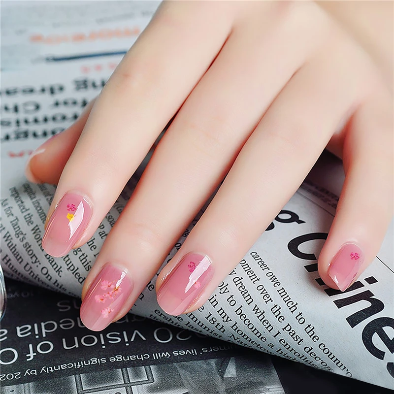 

Hot 30pcs Real Dried Flowers Leaf 3D Nail Decoration Floral Sticker Beauty Nail Art Decals Jewelry UV Gel Polish Manicure