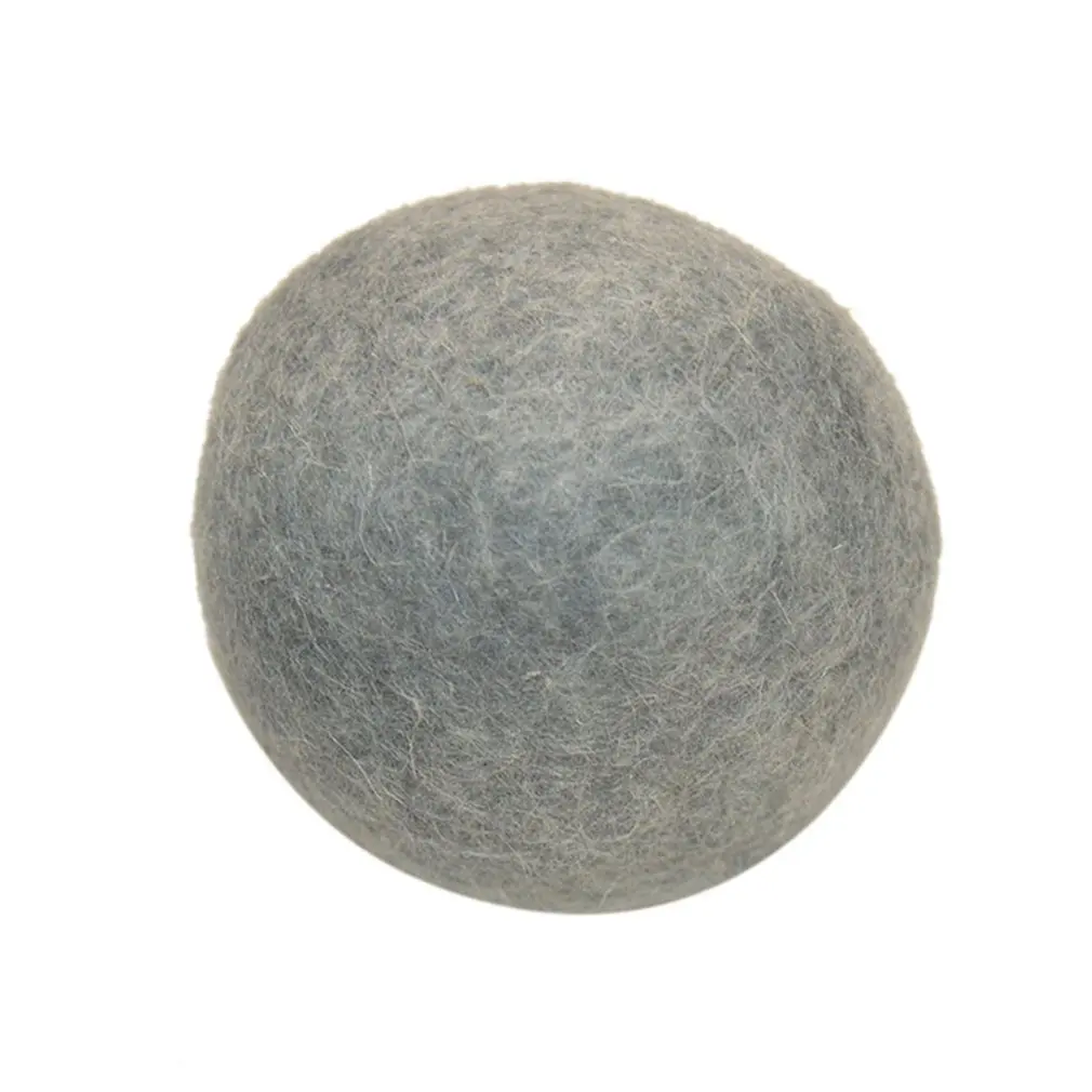 

Gray Laundry Clean Ball Reusable Natural Organic Laundry Fabric Softener Ball Organic Wool Dryer Balls Desiccation