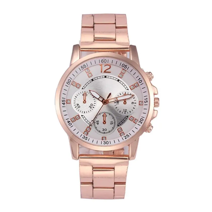 

Women Watches Luxury Wrist watch relogio feminino Clock Women Stainless Steel Rose Gold Quartz Ladies Watch bayan kol saati *321