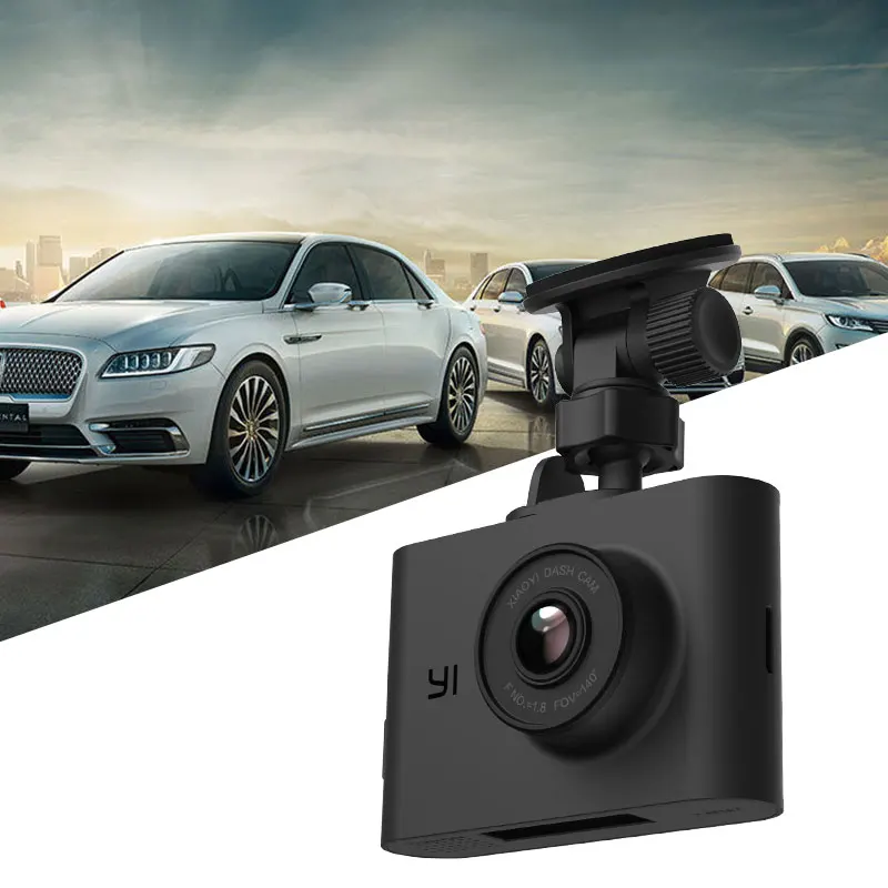  YI Nightscape Dash Camera 2.4 inch LCD Screen 140 Wide Angle Lens Night Vision ADAS HD 1080P Car DV