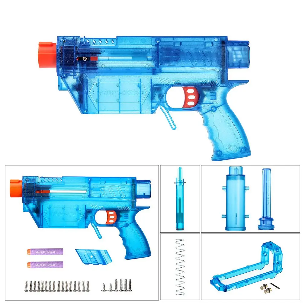 Работник YY-R-W013/14/15/16/17/18 мод Наборы Набор для Nerf N-Strike Elite Stryfe Blaster длинные пули A/B насос Kit электронная игрушка оружейные аксессуары