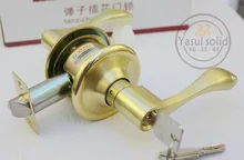 Конфиденциальности Кисть Золотой Ручкой Рычага Дверные Замки lockset