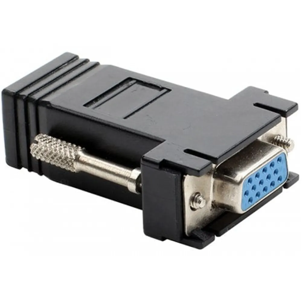 Пару VGA удлинитель шнура мужской или женский к локальной сети Cat5 Cat5e RJ45 Ethernet