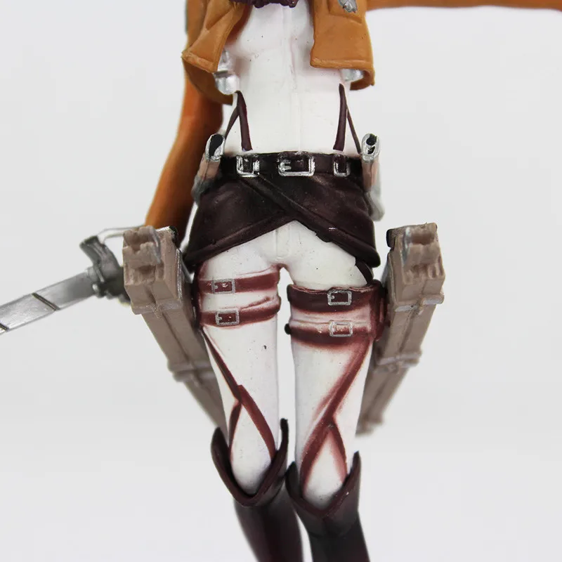 14 см Shingeki No Kyojin атака на Титанов Mikasa Ackerman фигурка кукла из ПВХ лучший подарок