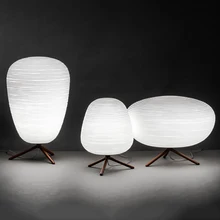 Современный минималистский моды белый нить стекло Спальня тумбочка лампа творческий Гостиная Лампы для мотоциклов и Фонари Освещение свет