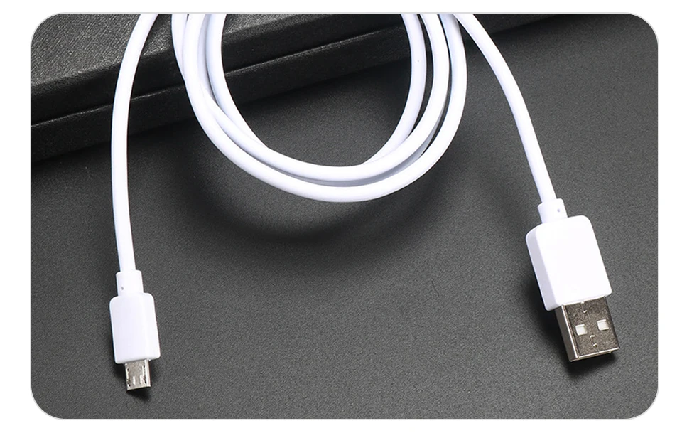 5V2A Micro iOS usb Cable 1m 2m 3m Fast Charging Cables Mobile Phone Android Charger Cord Data Wire Blavk and White (12)