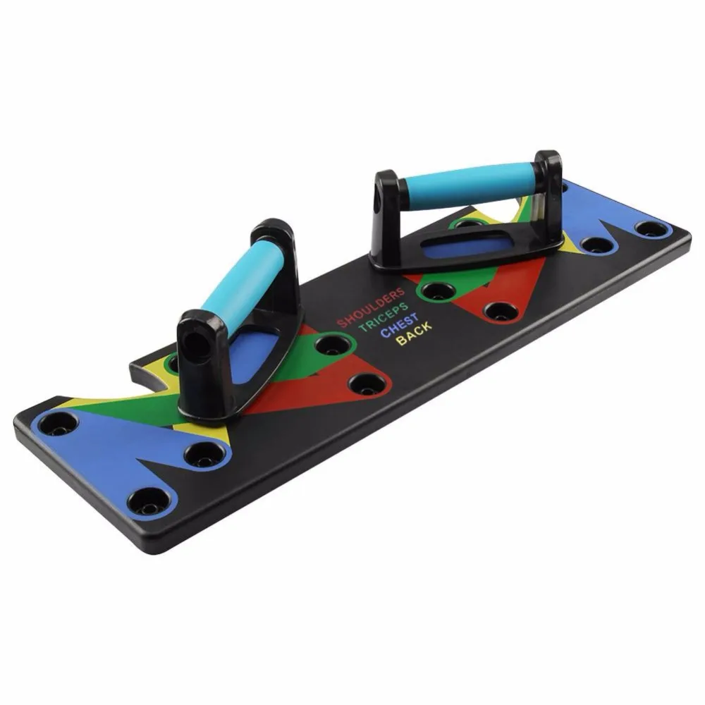 Push Up Rack Board 9 in 1 Body Building Fitness Exercise Tools Men Women Push-up Stands For GYM Body Training Drop Shipping