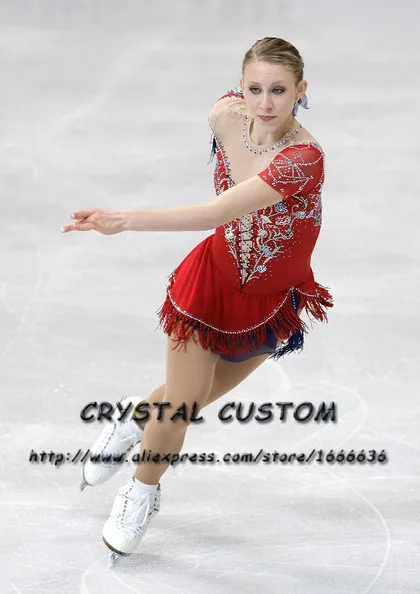 

Figure Skating Dress For Girls Graceful New Brand Ice Skating Dresses For Competition Customized DR3911