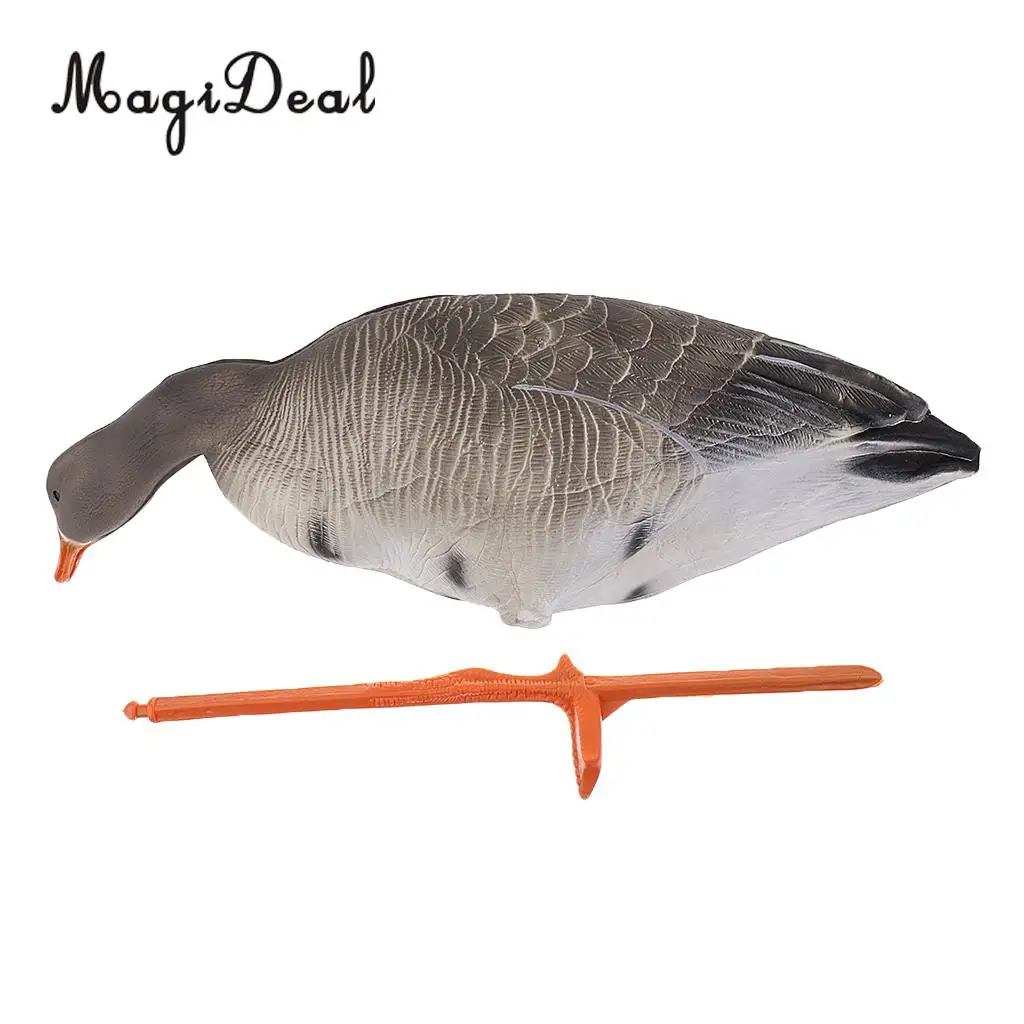 MagiDeal Lifelike Portable Full Body Goose Shooting Hunting Decoy Lawn Ornaments Garden Decors Hunter Greenhand Gear 