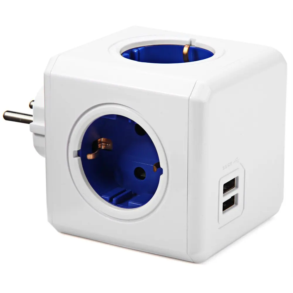 Allocacoc-Power-Strip-Extension-Design-PowerCube-Socket-EU-Plug-4-Outlets-Dual-USB-Ports-Adapter-6A (2)