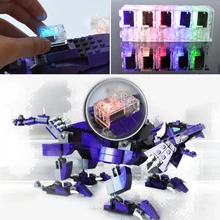 Светодиодный светильник строительный блок кирпичи светильник ing Intellingence DIY детские игрушки