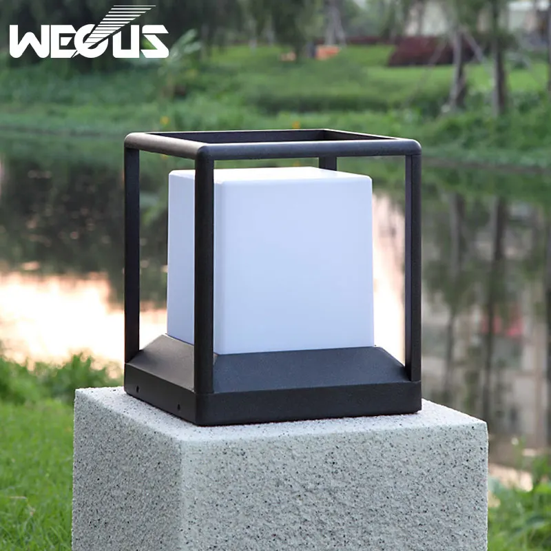 modern outdoor pillar lights