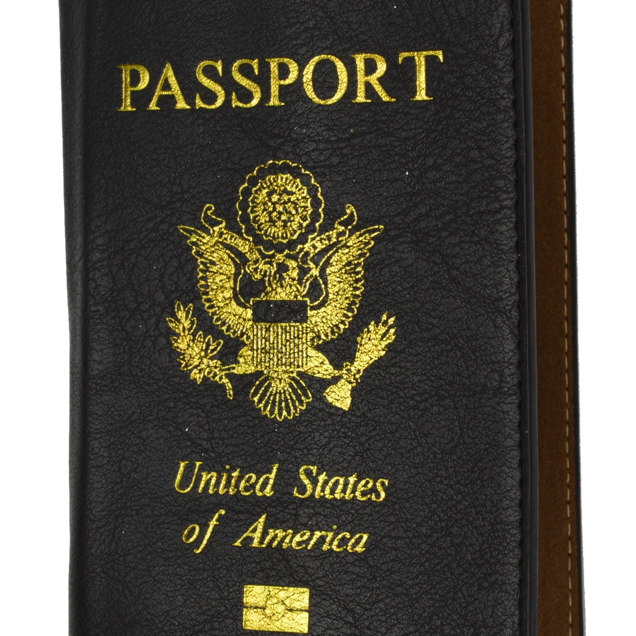 Genuine Leather USA Passport Wallet, Holder, Cover for Travel (1)