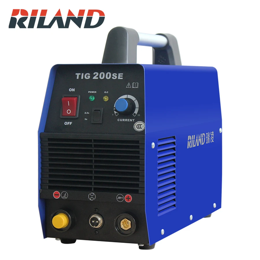 Riland TIG200SE портативный однофазный 220 В постоянного тока инвертор Tig сварочный