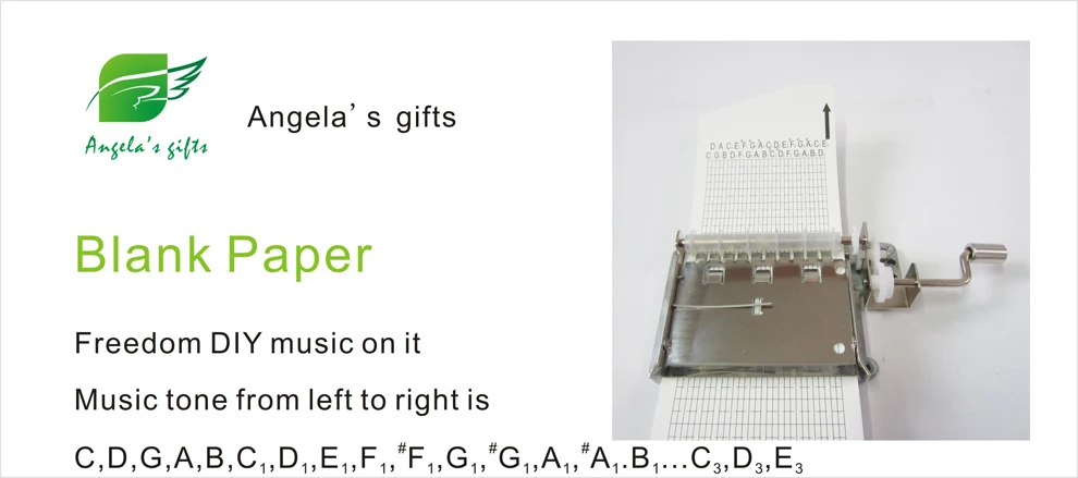 30 notes paper strip music box 4
