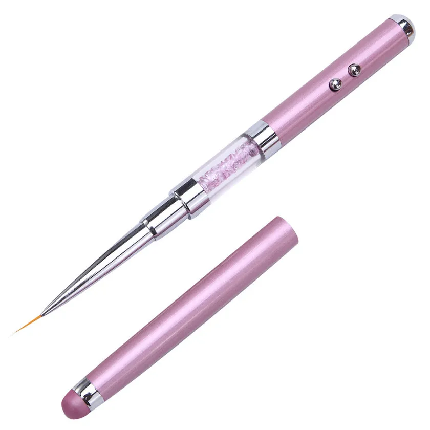 

NEW ARRIVAL Glowing Multifunction UV Gel Pen Nail Art Carving Pen Brushes Handle Salon Tool #1102 ** BB