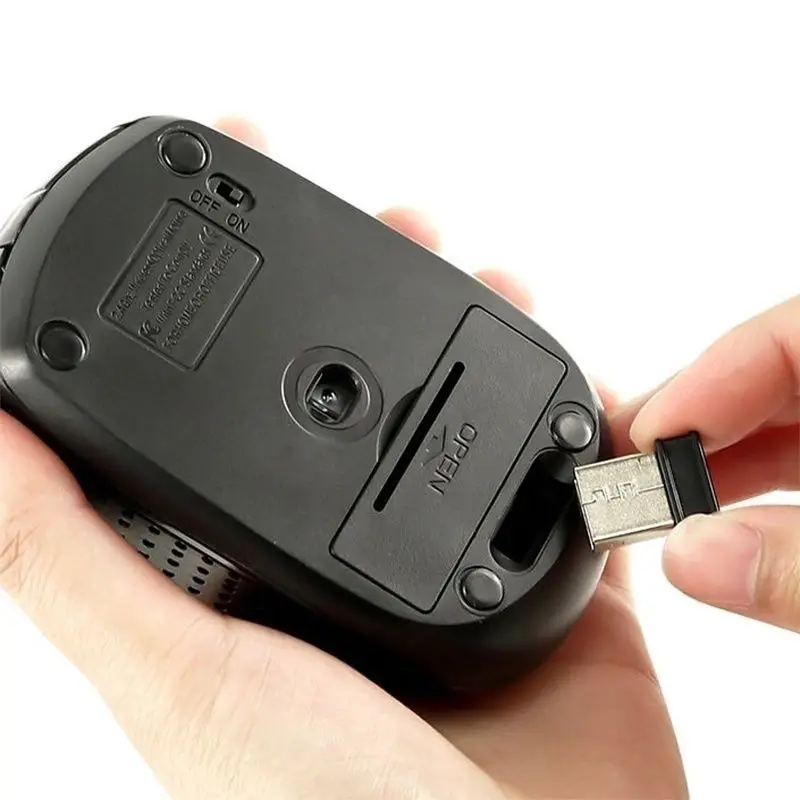 

2.4GHz Wireless mouse USB 2.0 Receiver Computer Optical Mouse Ergonomic Cordless Mice For Laptop PC