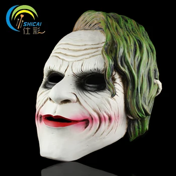 

Mask Joker of Batman Dark Knight for Party Halloween Christmas Cosplay Resin Mask Adults Full Face Free Shipping