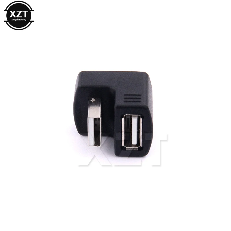 Высококачественный 90 градусов 180 USB 2 0 A штекер гнездо m/f конвертер адаптер