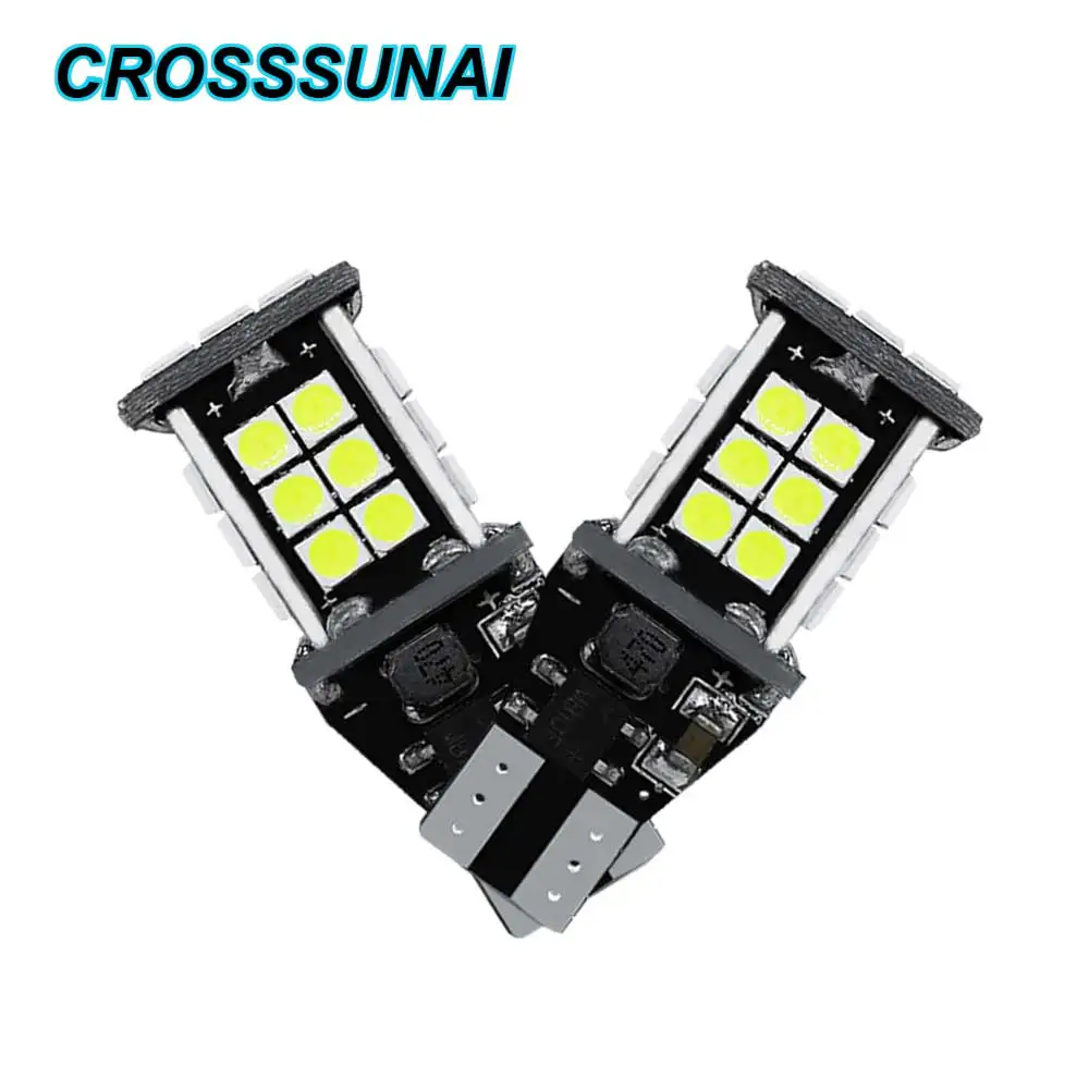 CROSSSUNAI T15 W16W 5 сторонняя светодиодная автомобильная лампа поворотная Тормозная