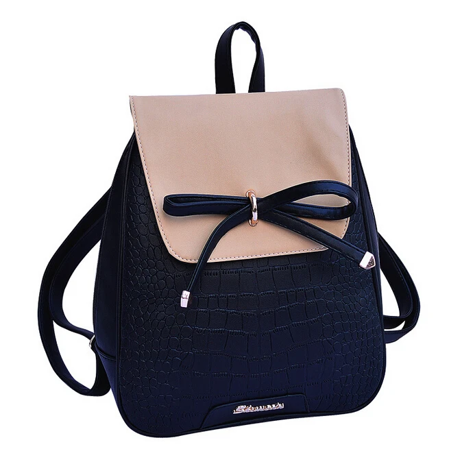 

stacy bag hot sale sweet girl small backpack lady casual travel bag lady bow leisure bag