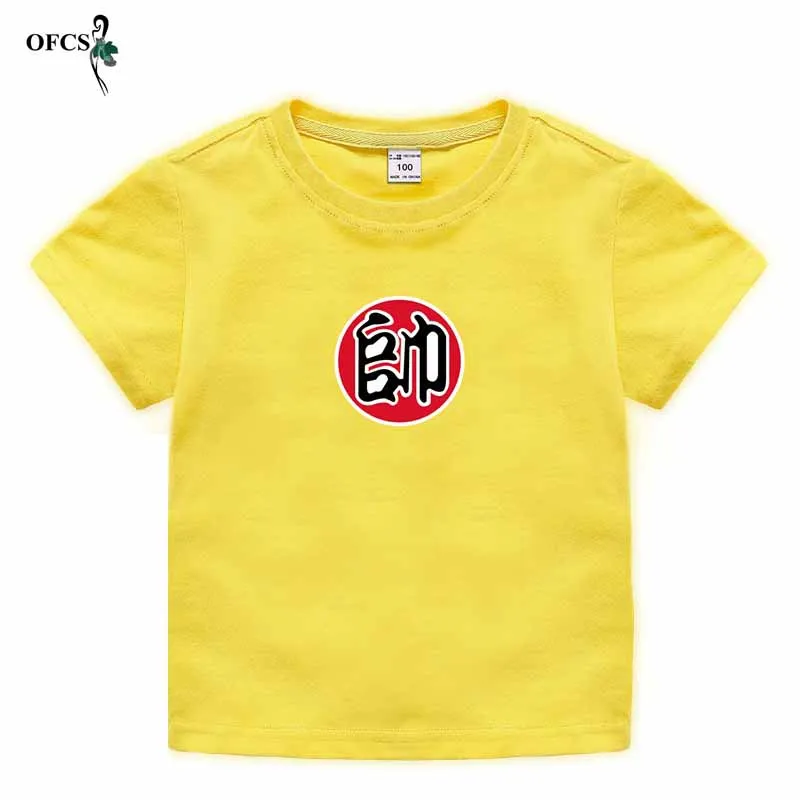 New Boys Girls T-shirts Colorful Cotton Short-sleeved T-shirts Printing Children's T shirts Retail Children's clothing 18M-12 T - Цвет: Yellow