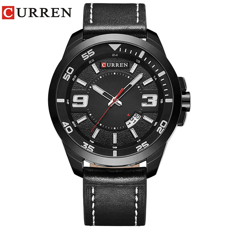 

Curren luxury brand quartz watch Casual Fashion Leather watches reloj masculino men watch free shipping Sports Watches 8213
