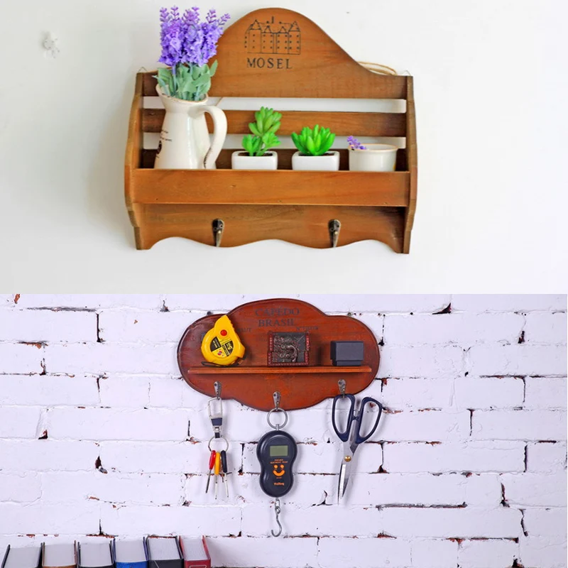 wood shelf with hooks wood shelf with hooks