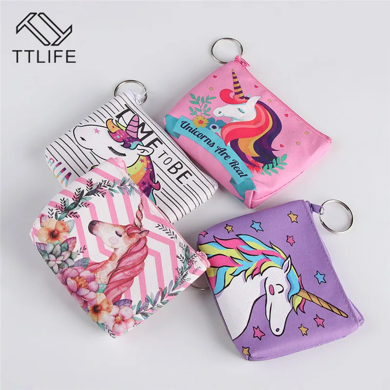

TTLIFE Women Cartoon Coin Purses Holder Kawaii Animal Mini Change Wallet Small Wallet Bag Kids Zipper Pouch Gift For Travel Girl